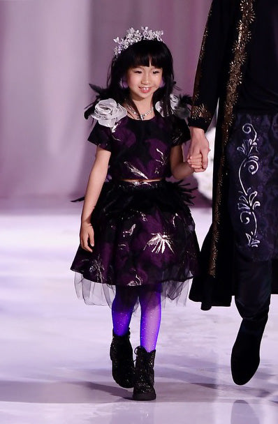 Purple Majesty Embellished Dress