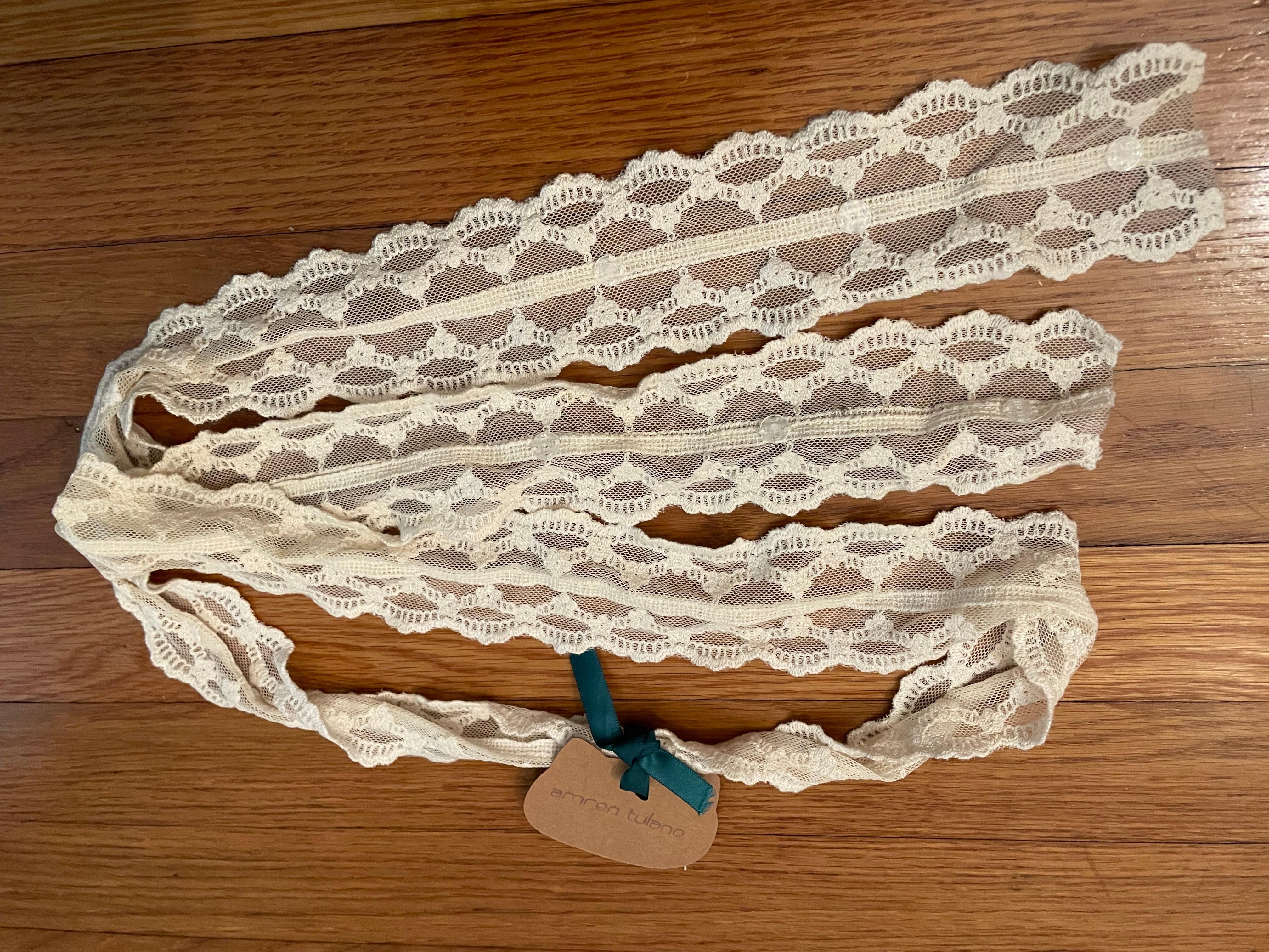 Organic Cotton Lace Belt