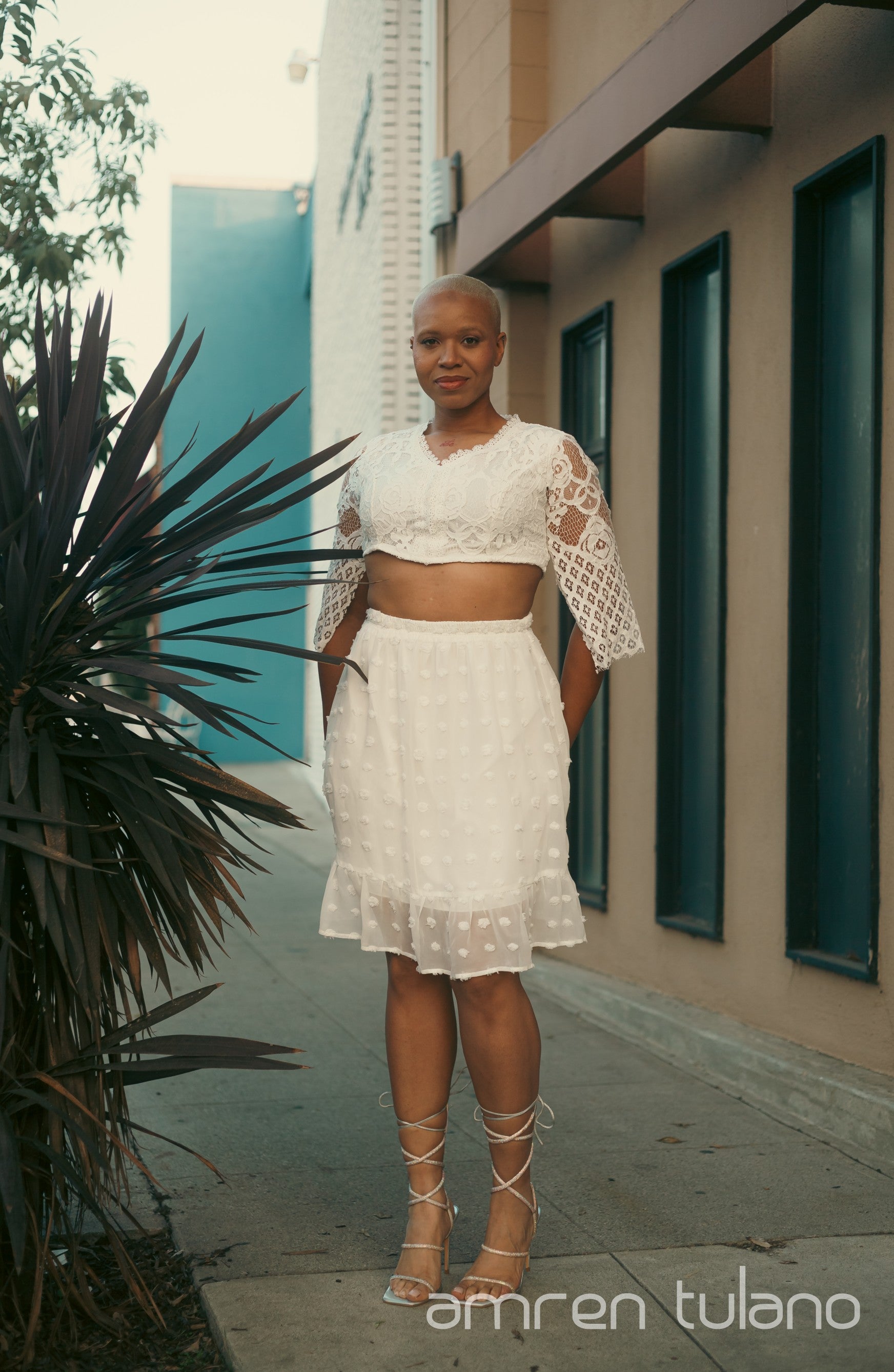 Upcycled Lace Midi Skirt - Top sold separately