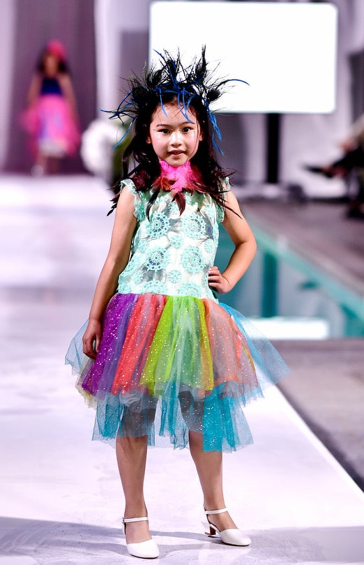 Rainbow Peacock Dress
