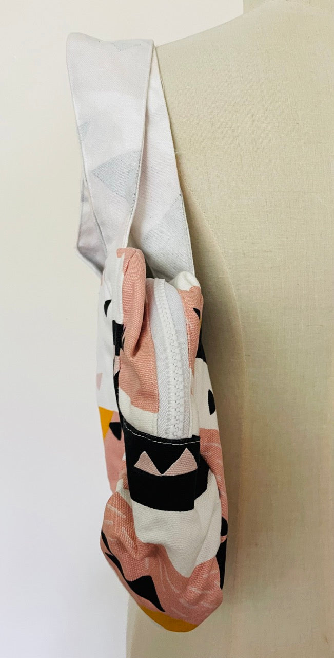 100% Organic Cotten Canvas Small Tote Shoulder Purse