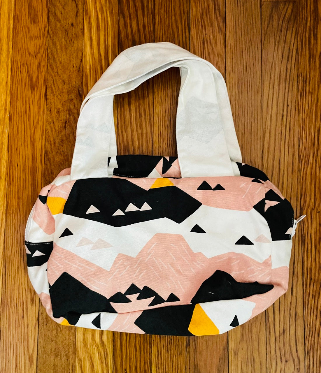 100% Organic Cotten Canvas Small Tote Shoulder Purse