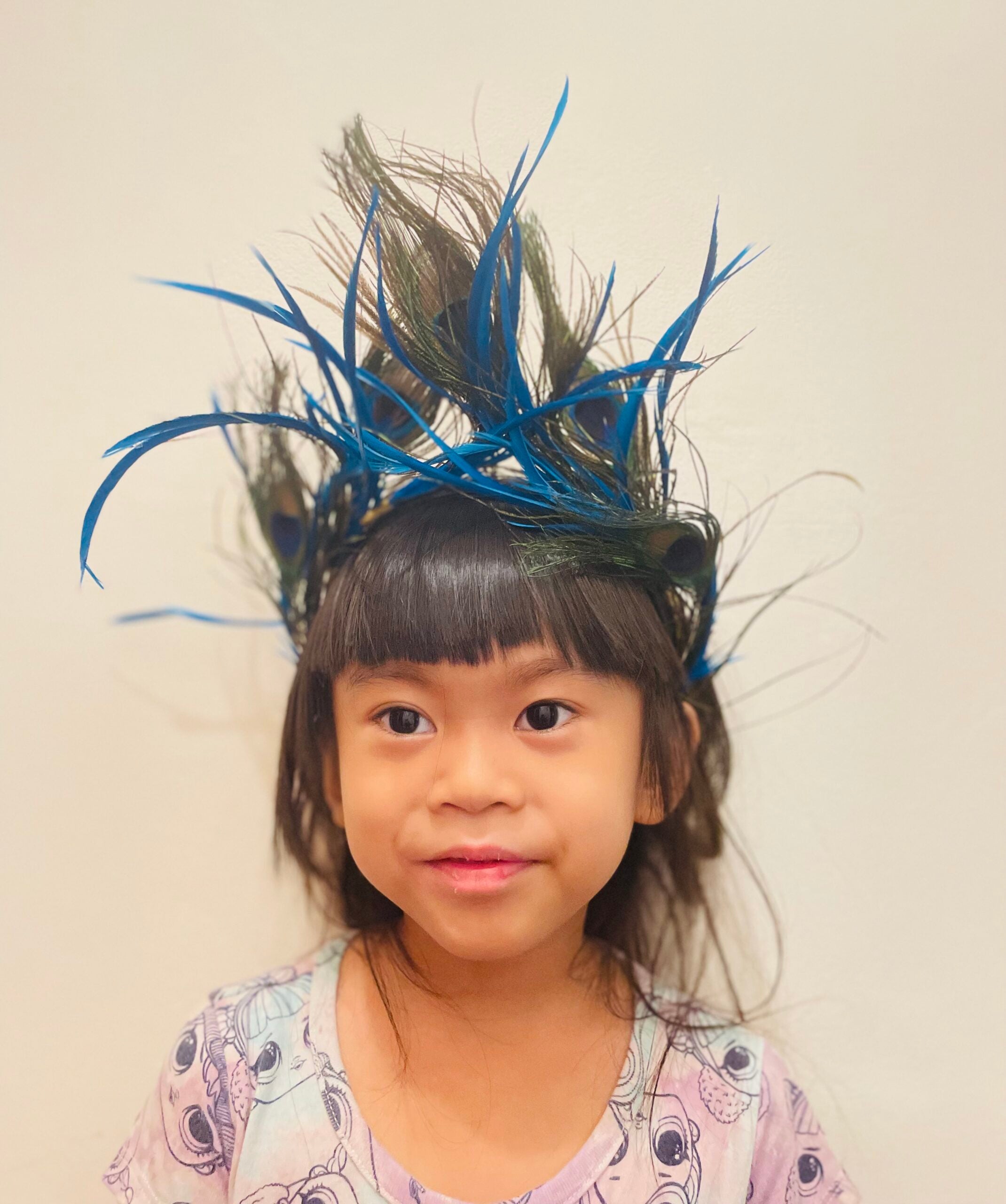 Peacock Feather Fairy Crown