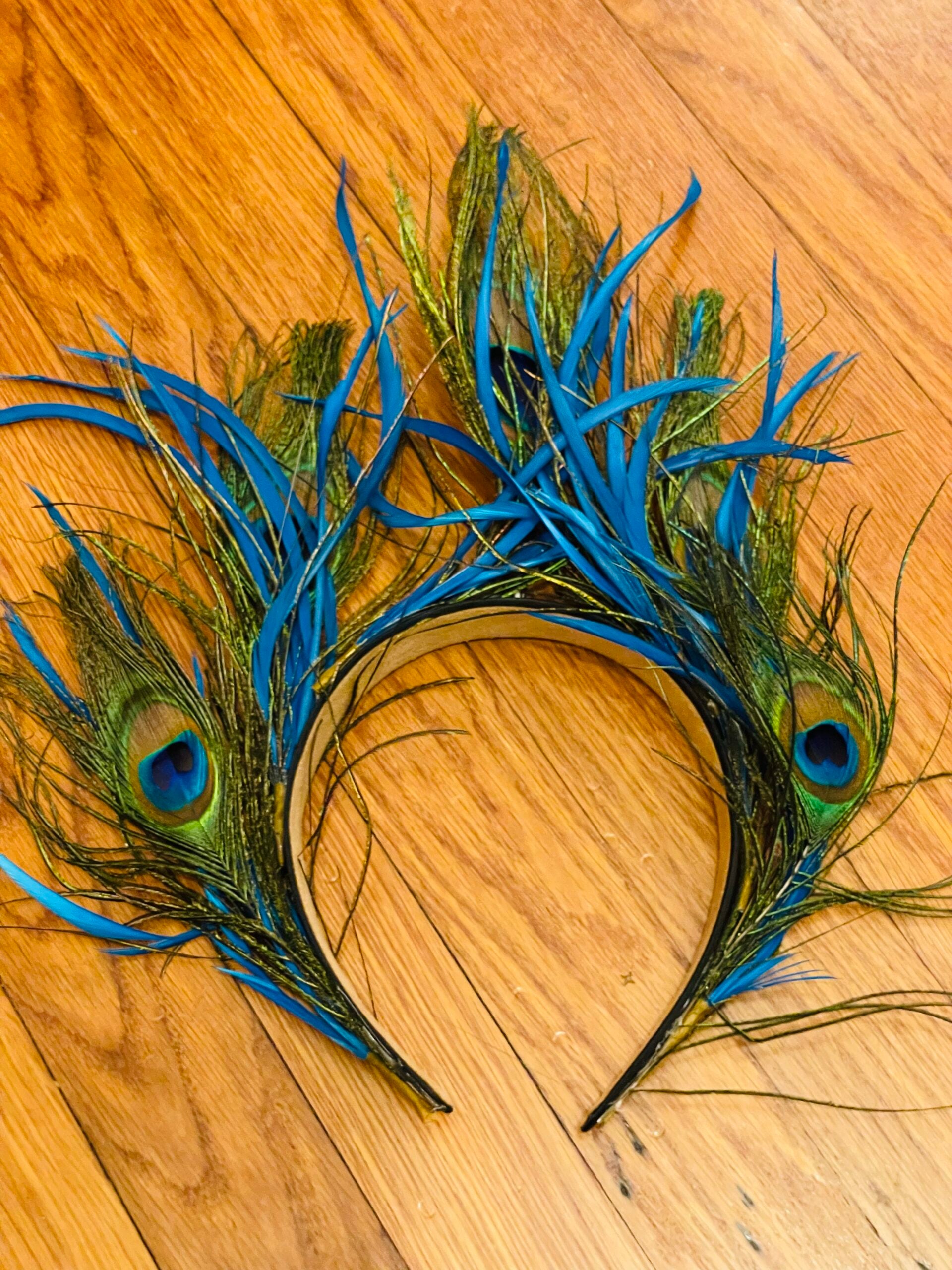 Peacock Feather Fairy Crown