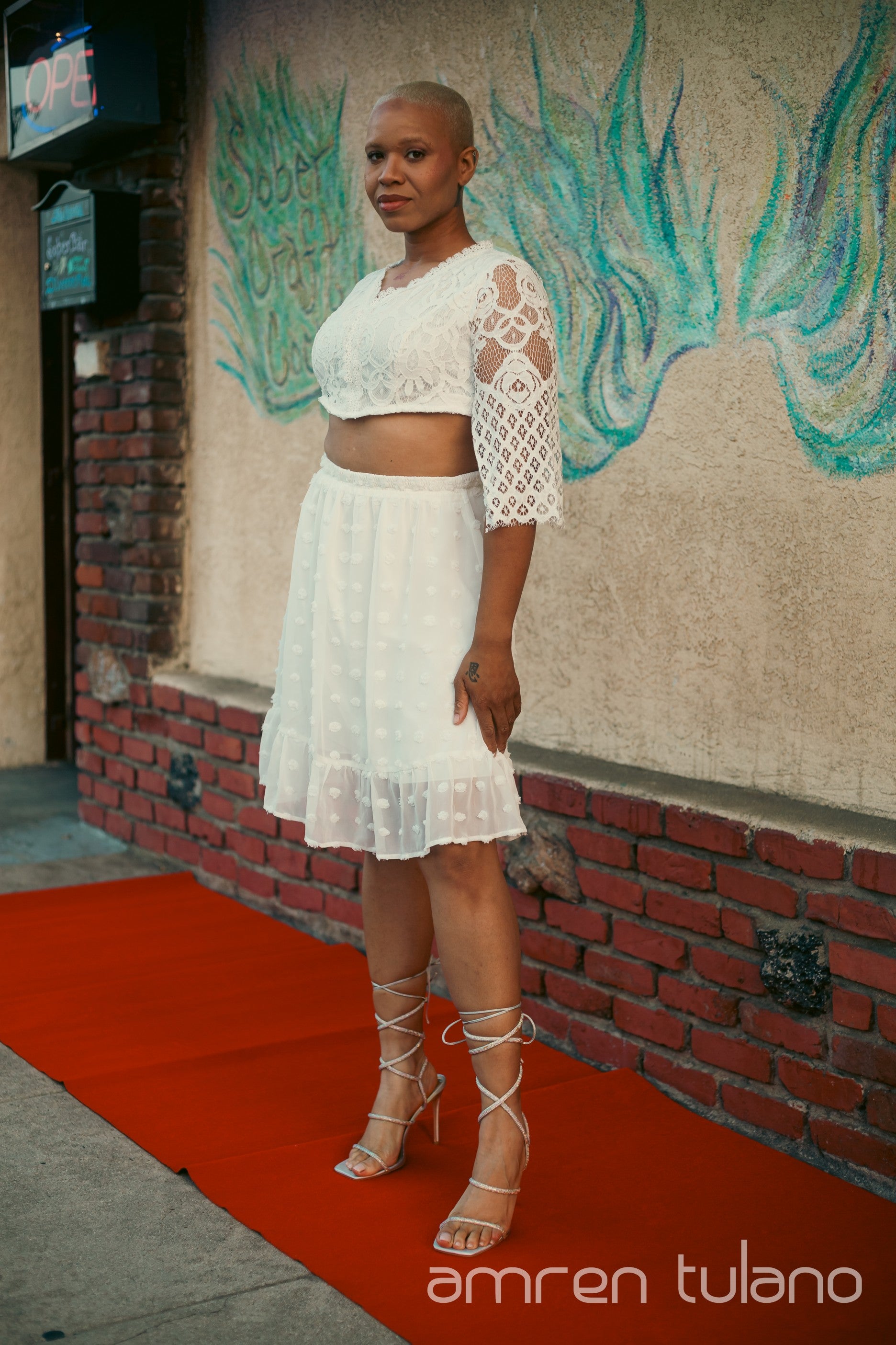 Upcycled Lace Midi Skirt - Top sold separately