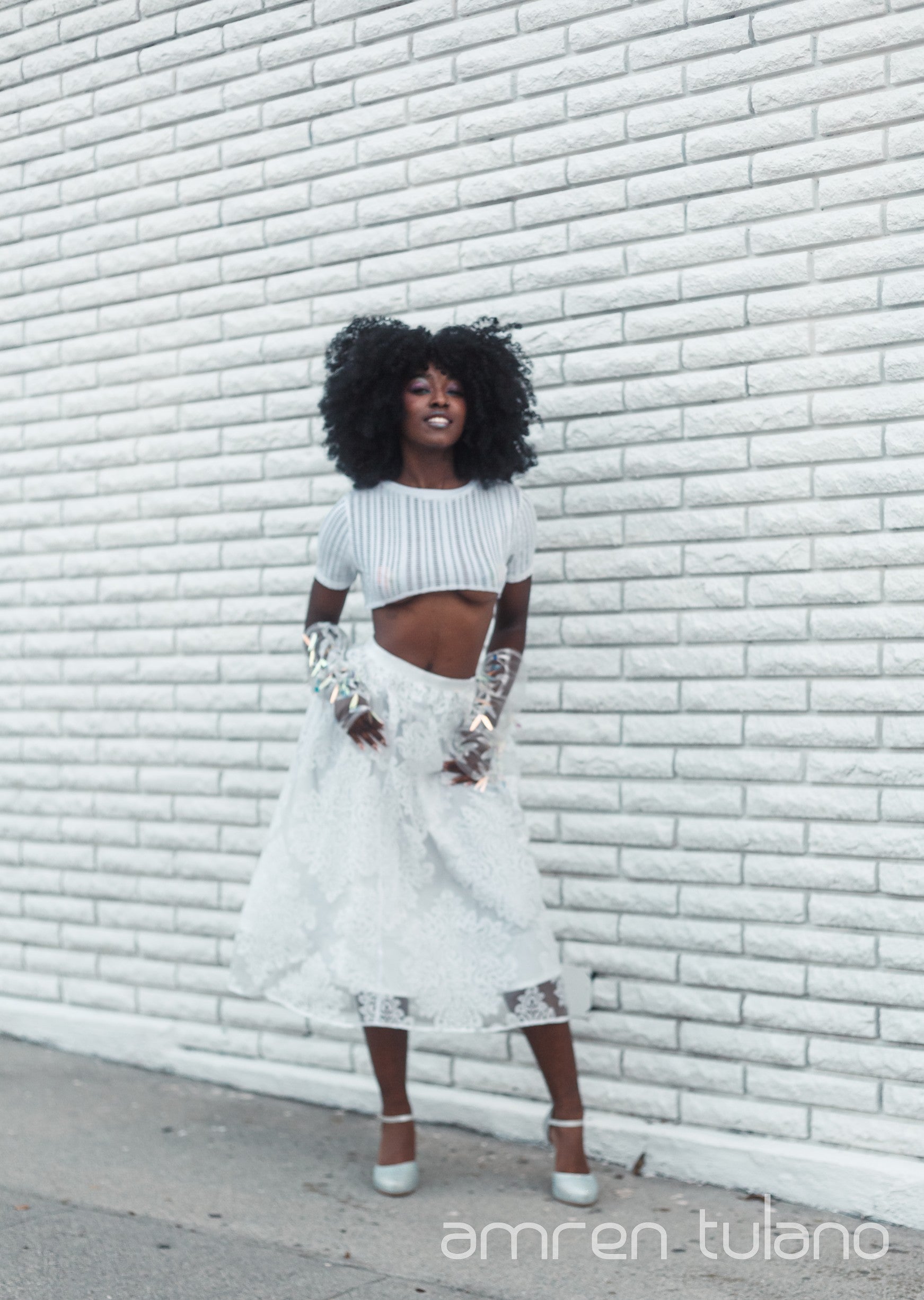 Zero-Waste Lace Midi Skirt - Top Sold Separately