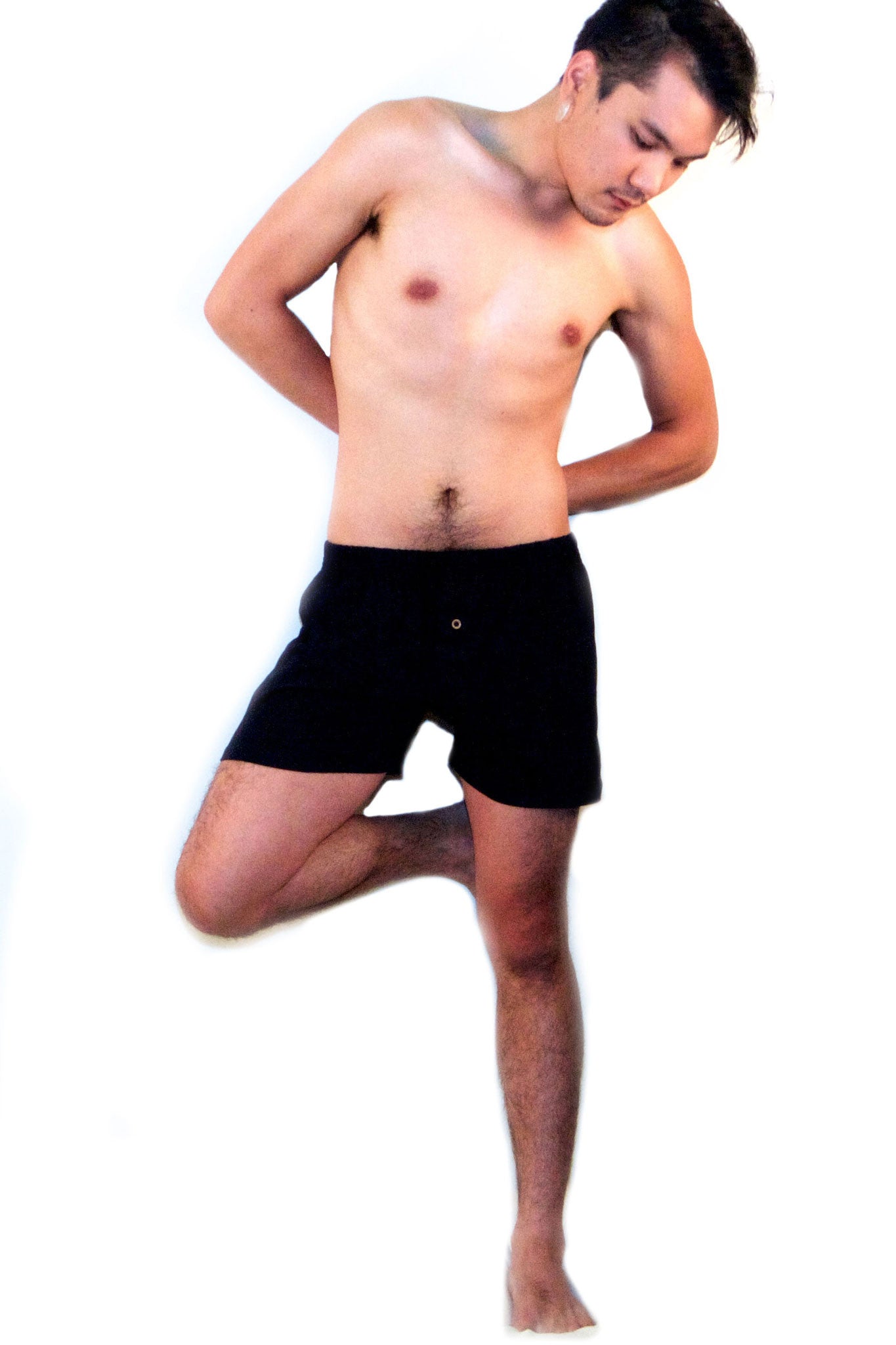Black Organic Cotton Boxer